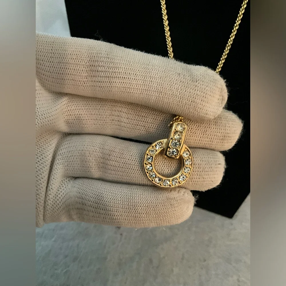 Authentic Christian Dior Gold Necklace - Picture 3 of 6